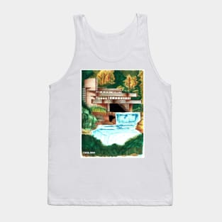 Kaufmann Residence, Fallingwater architectural house Tank Top